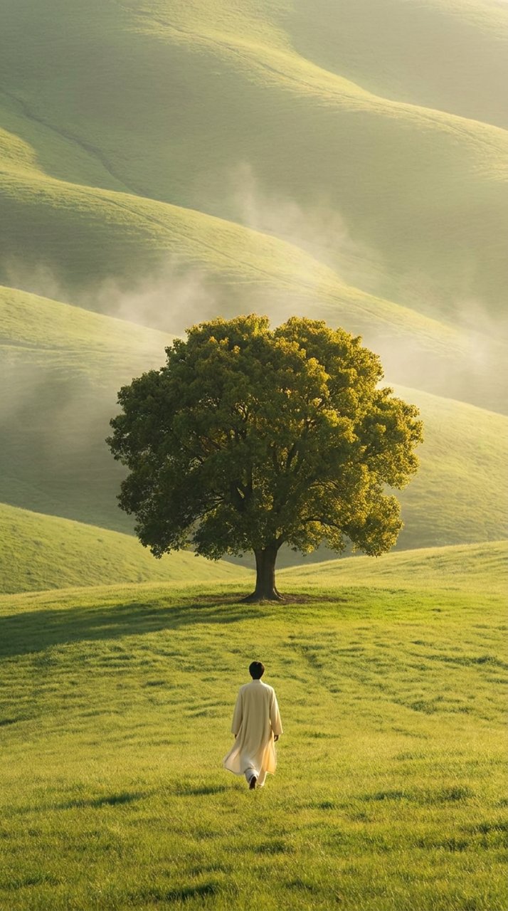 Lone tree — by @framepeek_com, from the In Bloom collection