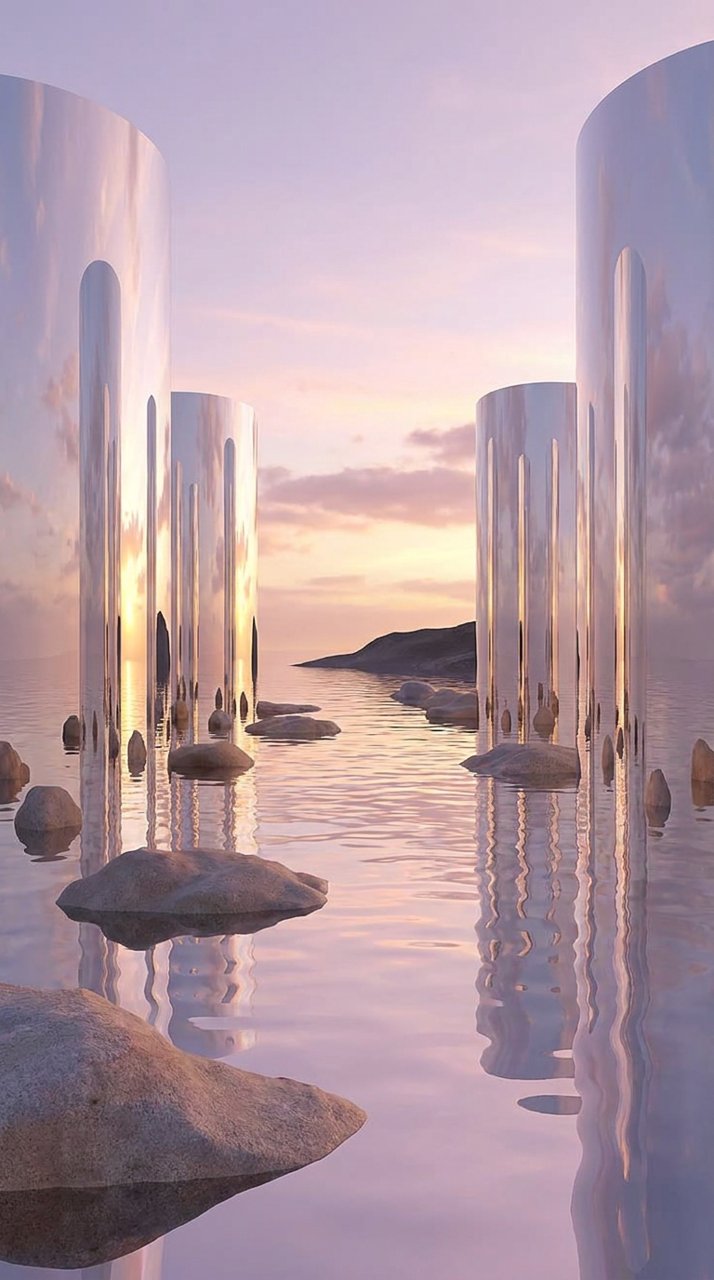 Glass pillars — by @framepeek_com, from the Sanctuary collection