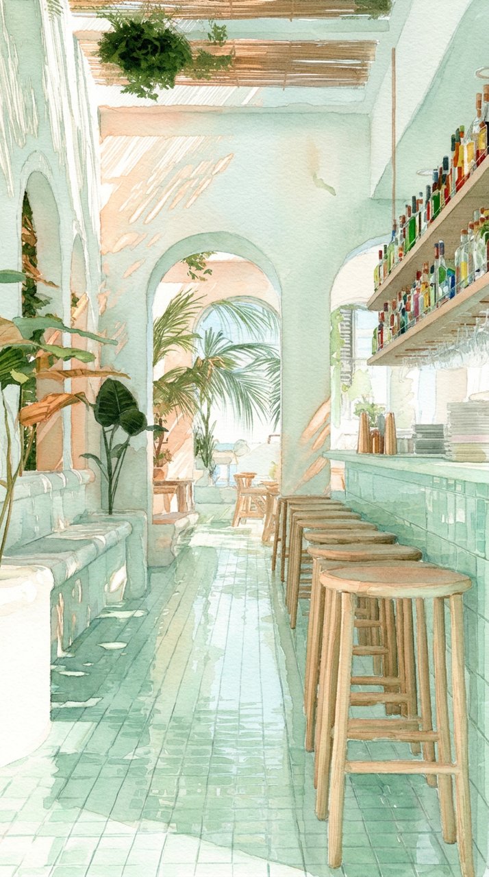 Mint arcade — by @framepeek_com, from the Sanctuary collection
