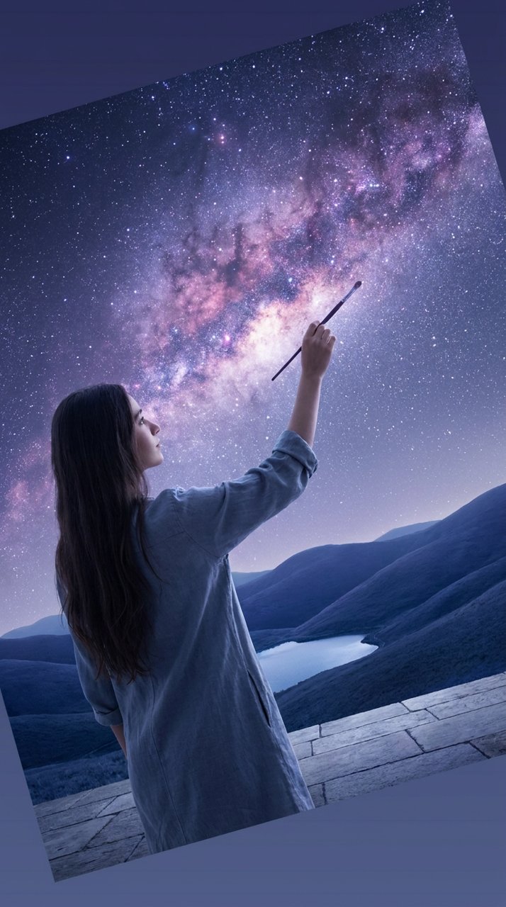 Painting the sky — by @framepeek_com, from the Cosmos collection