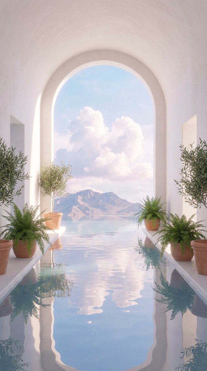 Garden pool — by @framepeek_com, from the Sanctuary collection