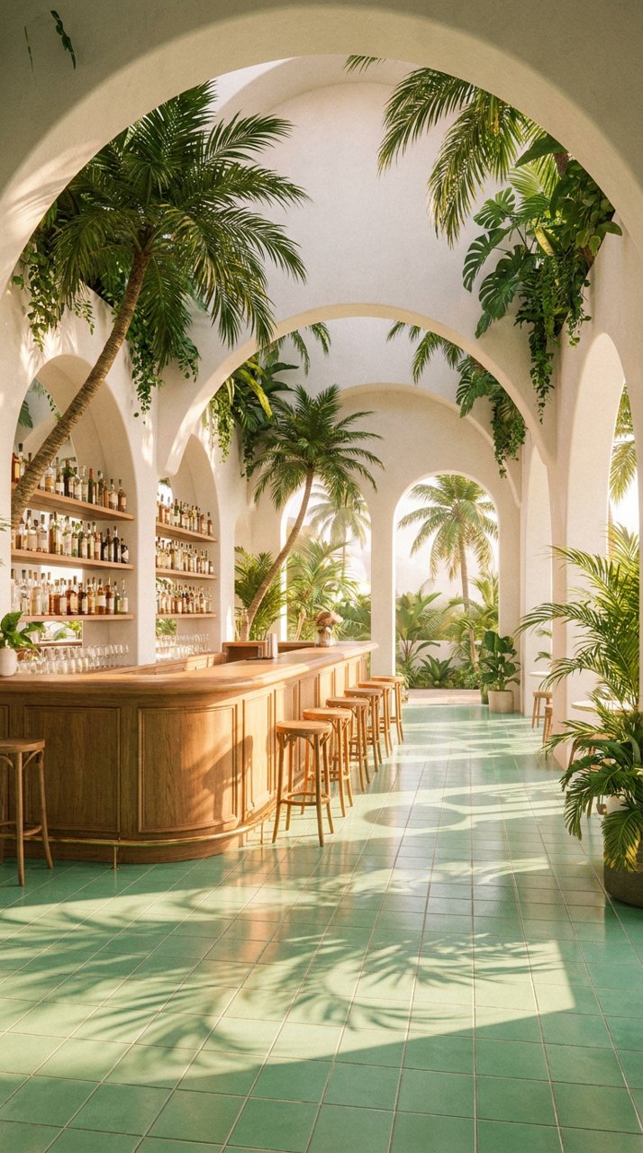 Palm lounge — by @framepeek_com, from the Sanctuary collection