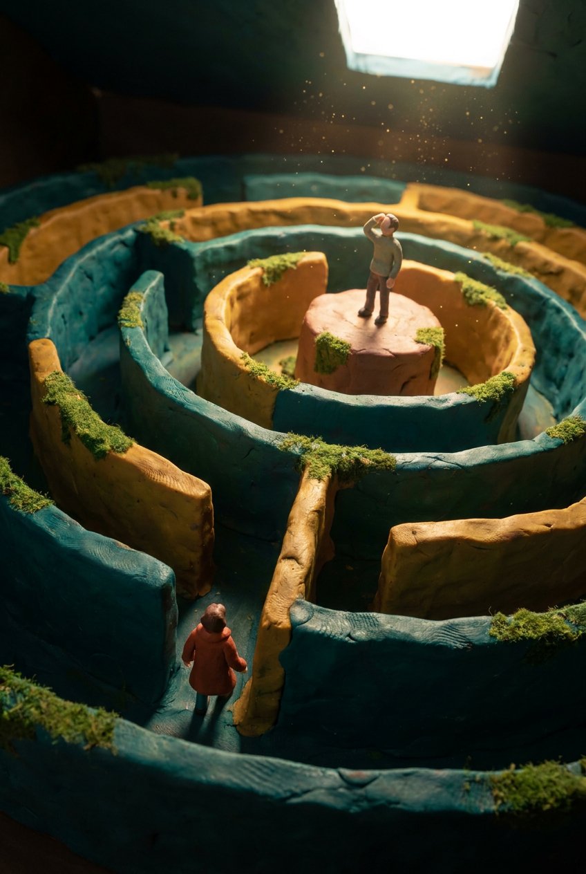 Green labyrinth — by @framepeek_com, from the In Bloom collection