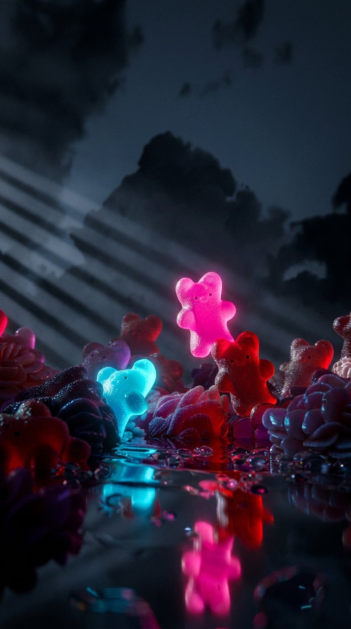 Neon bears — by @framepeek_com, from the Still Life collection