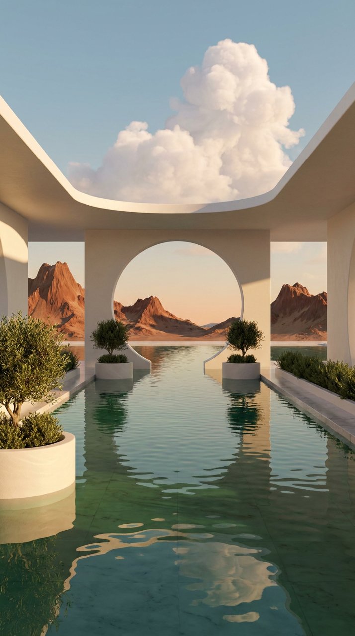 Reflecting pool — by @framepeek_com, from the Sanctuary collection